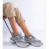 Gemre Silver women's sneakers with chunky sole Colunga | Shoptok.si
