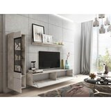 P & B Dnevni Regal Vera, Bela, Siva, 3-Delno, Led | Shoptok.si