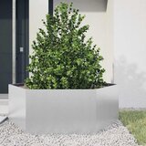  Vrtna sadilica šesterokutna 138x120x45 cm od pocinčanog čelika | shoptok.hr