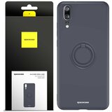 Spacecase OVITEK SILIKONSKI OVITEK ZA HUAWEI P20 ČRN, (21964141) | Shoptok.si