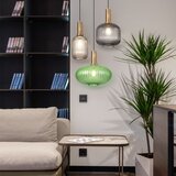 Toolight stropna viseća staklena svjetiljka zelena APP459-1CP | shoptok.hr
