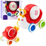  Interactive Snail Riding Drum Musical Educational Red | Shoptok.si