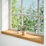  Prozorske klupice 2 kom svijetlosmeđe 80x20x2 cm masivne hrast | shoptok.hr