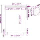 Rolo zavjesa Bijela i narančasta 200 x 250 cm | shoptok.hr