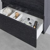 Bessagi Home moderna kopalnica matteo, črna, led | Shoptok.si