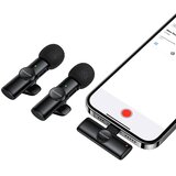 Bežični mikrofon Lightning Borofone Winner Lavalier crni - 2 komada | shoptok.hr
