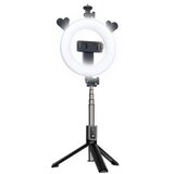 Selfie --- Selfie tripod stojalo z lučko za snemanje in slikanje selfie posnetkov - jelenček Cene