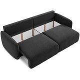 Makamii Crna sklopiva/s prostorom za odlaganje sofa 238 cm Kalena – | shoptok.hr