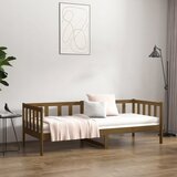  Dnevni ležaj smeđa boja meda 80 x 200 cm od masivne borovine | Eponuda.ba