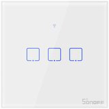 SONOFF T0EU3C-TX pametni zidni prekidač s Wi-Fi trostruki | shoptok.hr