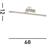 Lesnina XXXL LED-SVETILKA ZA SLIKE Majorca 68/12/20 cm | Shoptok.si