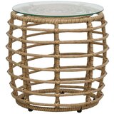 Poli 3-dijelni bistro set od poliratana boja hrasta | shoptok.hr