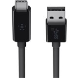 Belkin USB kabel USB 3.2 gen. 1 (USB 3.0) USB-A vtič\, USB-C® vtič 0.91 m črna ognjevaren F2CU029BT1M-BLK, (20416179) | Shoptok.si