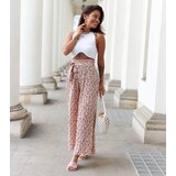 Gemre Pink wide pleated trousers Pietro Cijene
