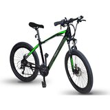 X Wave Električni bicikl crno zeleni E-bike | ePonuda.com