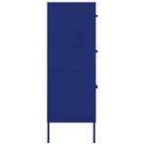 vidaXL Ormarić s ladicama modri 80 x 35 x 101,5 cm čelični | shoptok.hr