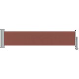  Uvlačiva bočna tenda za terasu 60 x 300 cm smeđa | shoptok.hr