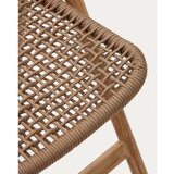 Kave Home Leseni vrtni stol v naravni barvi Dandara - | Shoptok.si