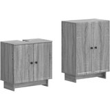  Set kupaonskih ormara od 2 dijela EDE Siva Sonoma | shoptok.hr