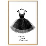  Plakat - Little Black Dress 29.7x42 Zlatni okvir | shoptok.hr