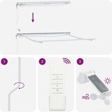  Retraktilna tenda z LED lučmi Rumena in oranžna 350 x 250 cm, (5000206993) | Shoptok.si