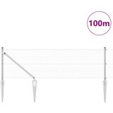 vidaXL varjena jeklena ograja s 13 stožci 0.4x100 m pozidano jeklo | Shoptok.si