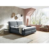 Dieter Knoll POSTELJA BOXSPRING 180 cm x 200 cm , tekstil temno siva | Shoptok.si