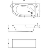 AQUAART kada elegant 160R/O - akrilna 1600X900X585 | shoptok.hr