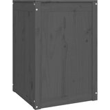  Zaboj za perilo siv 44x44x66 cm trdna borovina, (20704850) | Shoptok.si