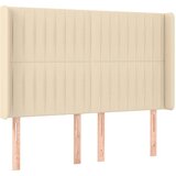  Uzglavlje s ušima krem 147x16x118/128 cm od tkanine | shoptok.hr