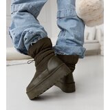 Gemre Green insulated platform snow boots Polk | ePonuda.com