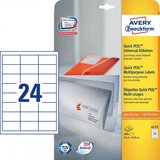 Avery Zweckform Univerzalne etikete 64,6 x 33,8 mm - 25/1 Cene