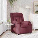  Naslonjač od tkanine crvena boja vina | shoptok.hr