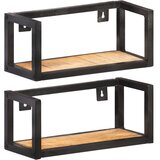 Maison Chic 2 kosi Stenske Police - Viseče police 40 cm robusten mangov les, (21793986) | Shoptok.si