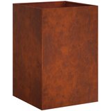  Vrtna saksija Rđa 50 x 50 x 75 cm Otporni čelik | shoptok.hr