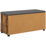  Klupa za hodnik s jastukom Dimljeni Hrast 100 x 38 x 46 cm | Eponuda.ba