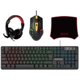 Master Tastatura+miš+slušalice+podloga za miš set 4/1 WB-1077 | Eponuda.ba