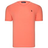 Dewberry T8568 V COLLAR MEN'S T-SHIRT-ON ORANGE | shoptok.hr