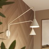 Sollux Stenska svetilka NOX 2 bež s stikalom, (5000284923) | Shoptok.si