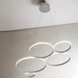  Ondaluce - prigušiva LED luster na sajli POIS LED/60W/230V srebrna | Eponuda.com