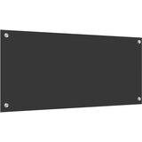  Kuhinjski zid Tamno siva 90 x 40 cm Staklo otporno na udarce | shoptok.hr