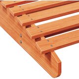  Ležaljka za sunčanje voštano smeđa 205x80x31,5 cm od borovine | shoptok.hr
