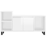 TV ormarić sjajni bijeli 100 x 35 x 55 cm od konstruiranog drva | shoptok.hr