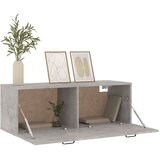  Zidni ormarić boja betona 100x36 5x35 cm od konstruiranog drva | shoptok.hr