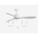 Faro 33750DC - Plafonski ventilator LUZON L beo + daljinski upravljač | Eponuda.com
