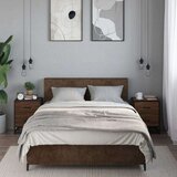 vidaXL Nočna omarica 2 kosa rjavi hrast 40x31x50 cm inženirski les | Shoptok.si