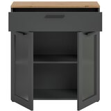 MID.YOU Komoda Niklas, Temno Siva | Shoptok.si