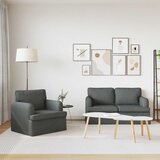  Set sofe 2 pcs Tamno siva 144 x 80 x 85 cm tkanina | shoptok.hr