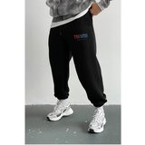 Dewberry 84184 3 Thread Mens Sweatpants-BLACK-2 Cijene