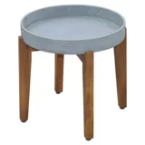 SUNFUN okrugli vrtni pomoćni stolić (ø x v: 35 x 35 cm, kompozitni materijal)